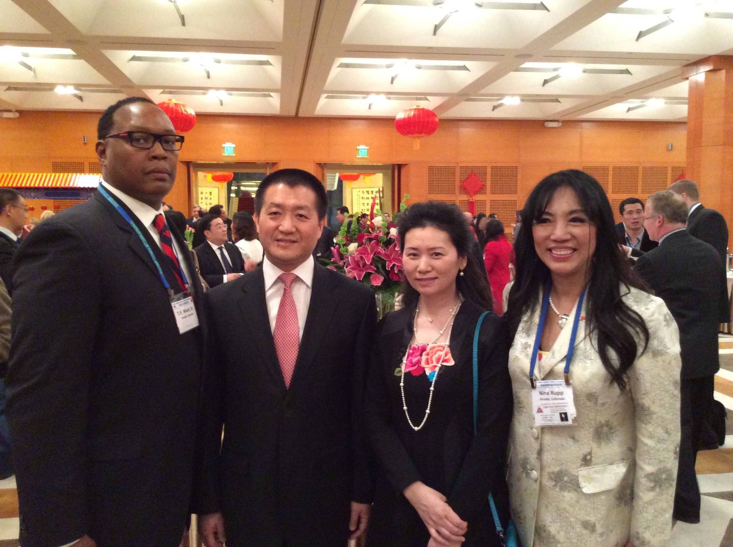 Mack with China’s Ambassador and fellow guests